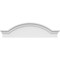 Ekena Millwork Segment Arch W/ Flankers Smooth Architectural Grade PVC Pediment, 38"W x 10-1/2"H x 2-1/2"P PEDPS038X105SGF00 - alternate 4